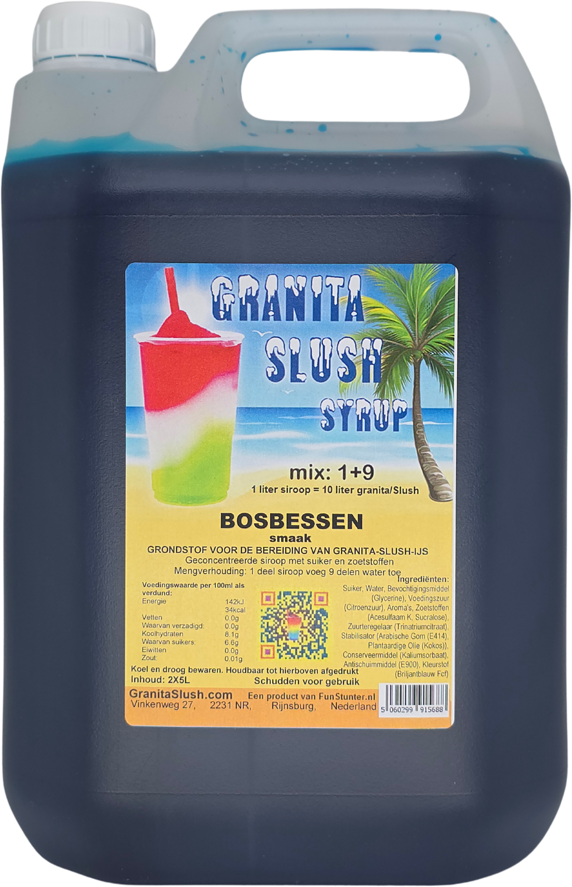 2X5LT CONCENTRATED MIXED FRUIT BLUEBERRY FLV SYRUP