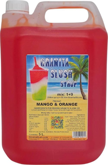2X5LT CONCENTRATED MANGO & ORANGE FLV SYRUP