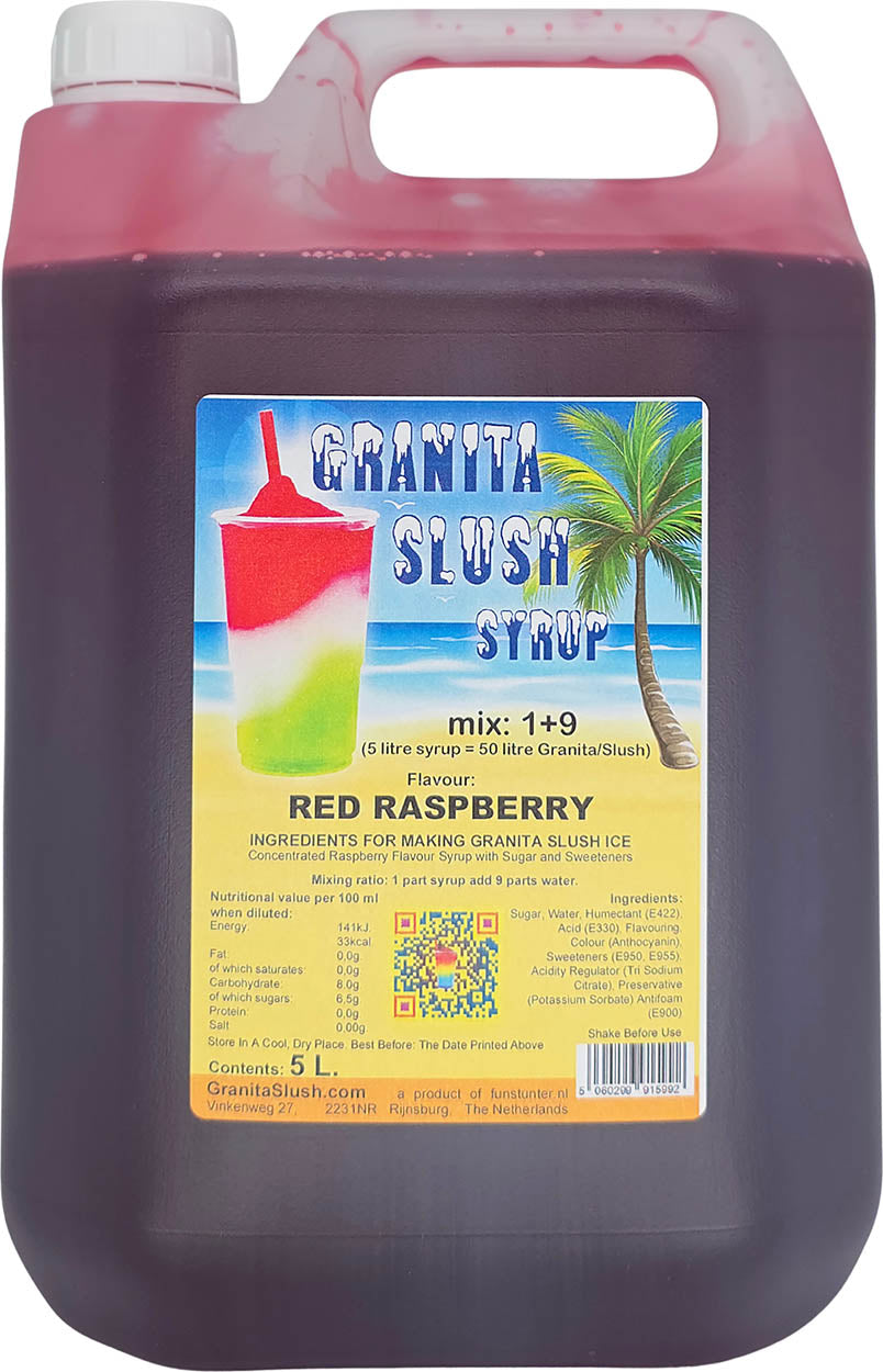 2X5LT CONCENTRATED RED RASPBERRY FLV SYRUP