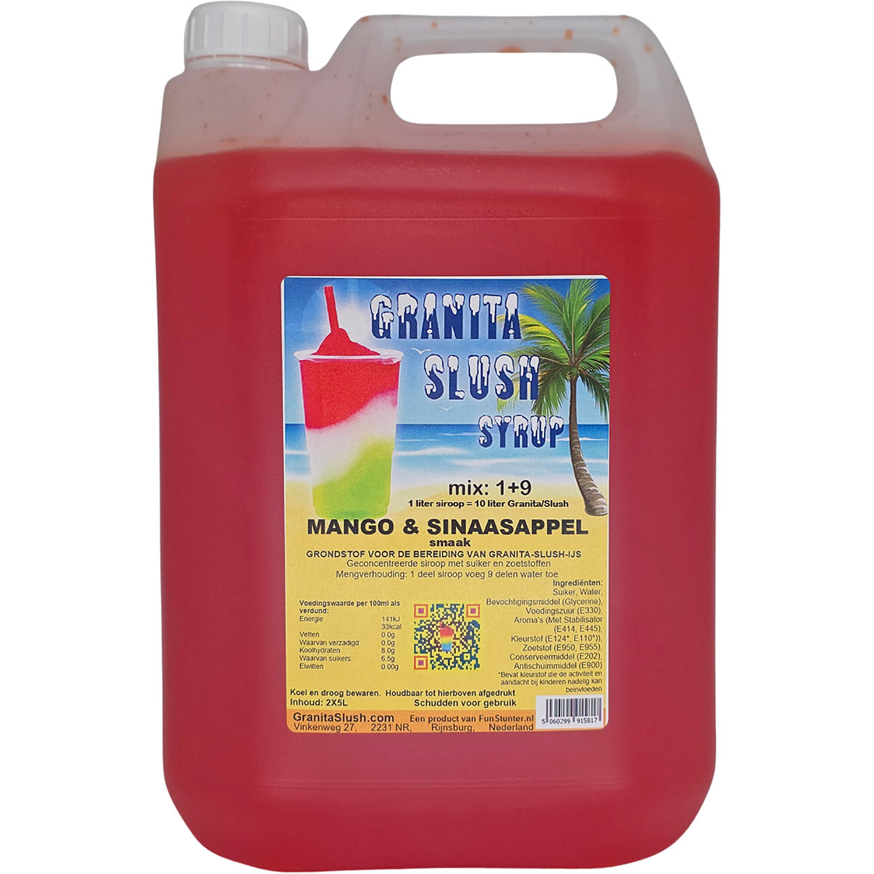 2X5LT CONCENTRATED MANGO & ORANGE FLV SYRUP